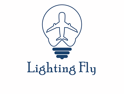 Fly Logo Design design fly fly idea fly inspiration fly logo ideas inspiration lamp lamp logo logo plane