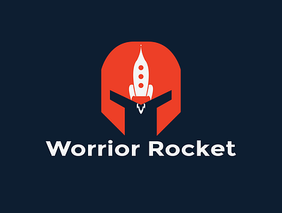 Worrior Rocket logo design design ideas inspiration logo rocket worrior