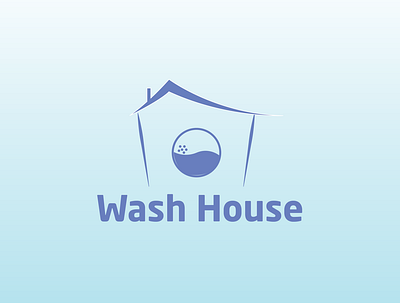 Wash House logo design design logo logo design wash wash design wash logo