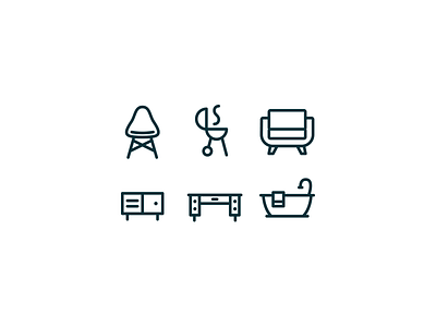 100 Furniture Icons