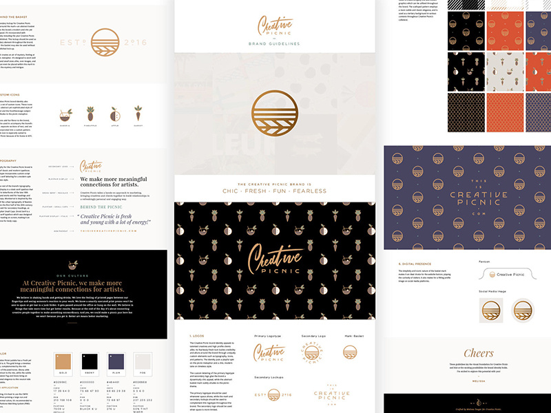 Custom Style Guide by Melissa brand design brand presentation focus lab sidecar logo design identity design identity branding style guide