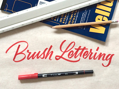 Brush Lettering Guide