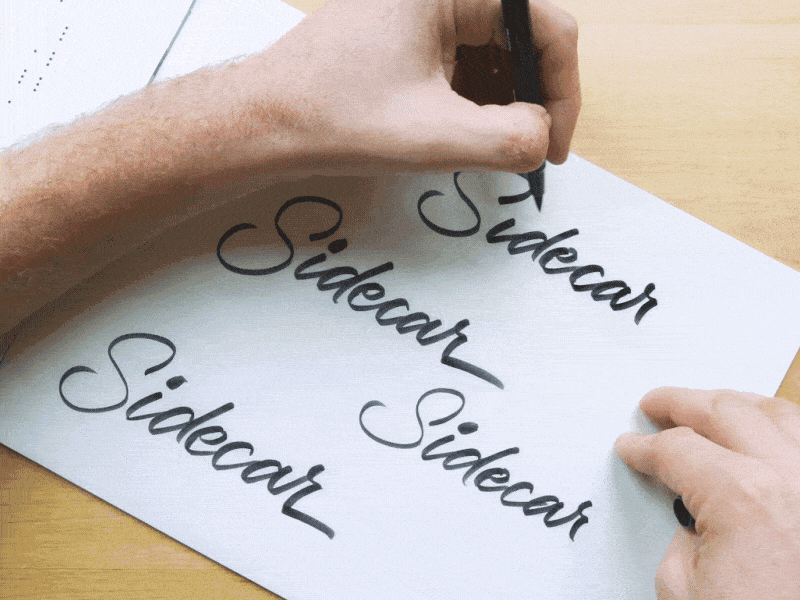 Hand Lettering brush lettering hand drawn hand lettering hand lettering lettering madebysidecar typography