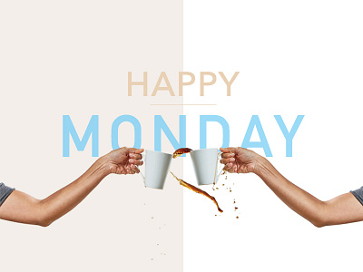 Happy Monday assets coffee design monday psd stock photo stock photography typography