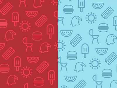 Freedom and Fries 4th forth of july icons