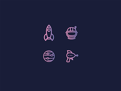 Need Space. asset gradient icon icons madebysidecar sidecar space vector