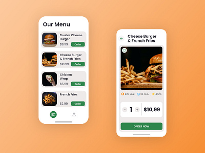 Food Delivery App UI Concept adobe xd app design food ui uidesign uiux ux xd
