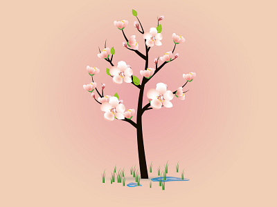 Spring illustration vector