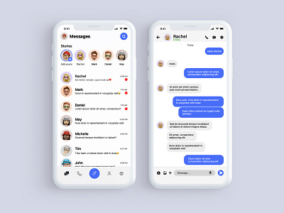 Messenger App UI Design Concept