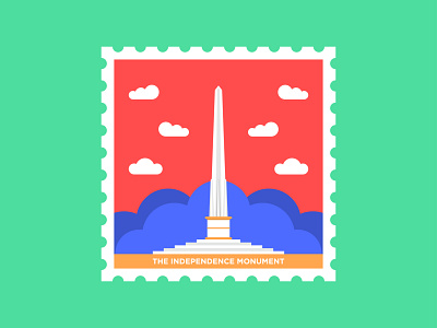 The Independence Monument of Myanmar burma illustration illustrator independence independence day independenceday independencemonument myanmar myanmarindependenceday