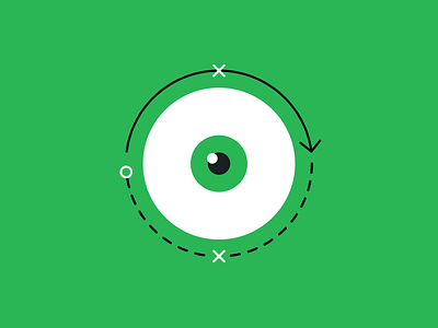 👀 📈 eye flat strategic strategy visual