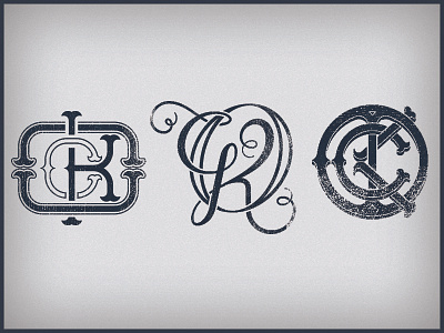 Monogram Sketch hand drawn hand type handtype lettering monogram type typography