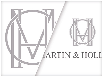 M&H Identity brand brand identity branding letter lettering monogram seal type