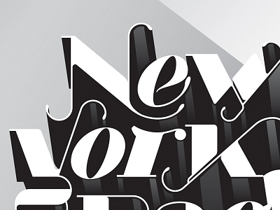 New York Rage hand drawn hand lettering lettering new york type typography vector