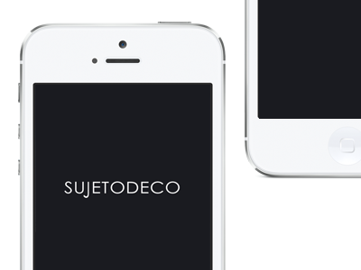 App iOS Sujetodeco app ios iphone5 white