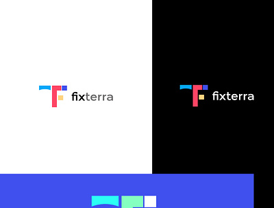 Fixterra for Technology company brand design branding design graphic design icon illustration it company logo logo branding logo mark modern te technology vector