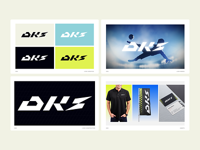 DKS - Logo Design athletes brand design branding dynamic graphic design logo logo design logotype rebrand sport agency sport logo