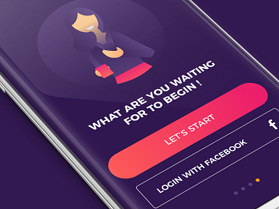 Tutorial screen app colorful guide illustration login tip tutorial tutorial screen ui ux walkthrough warm