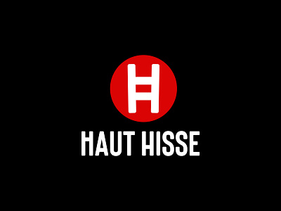 Haut Hisse - Brand identity brand brand identity branding design ladder letter h logo logo design branding logodesign minimalist red tunnel typography