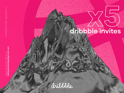 5 Dribbble Invites Giveaway 3d abstract dribbble dribbble best shot dribbble invitation dribbble invite giveaway dribbble invites illustration