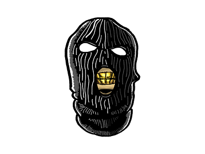 Ski Mask branding design illustration image logo promotional vector