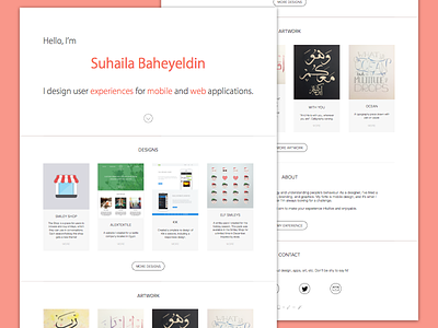 New Website art clean design flat minimal new portfolio resume simple website wip work