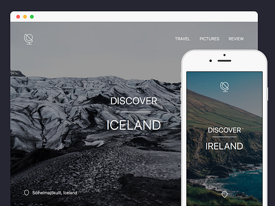 Travel Guide - Landing Page