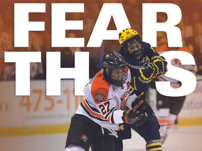 RIT SportsZone Poster fear hockey rit sports