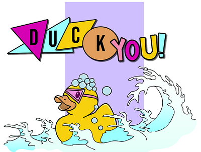 Duck You! branding design illustration vector