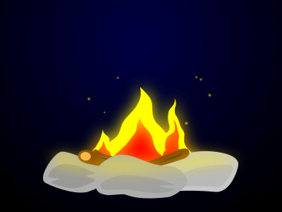 Bonfire campfire fire