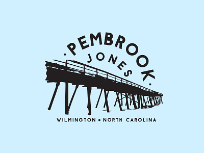 Pembrook Jones beach logo pier wilmington