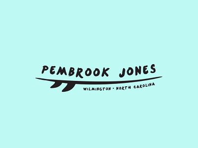 Pembrook Jones logo surf surfboard wilmington