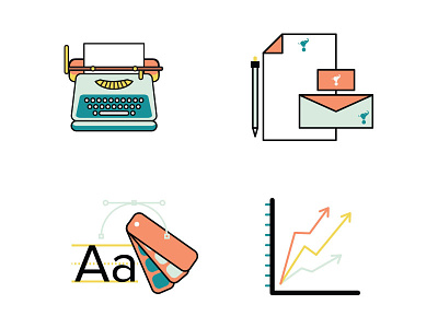 Design Icons agency branding content copywriting design icons marketing