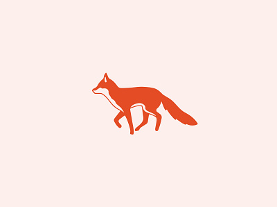 Foxy drawing fox handdrawn handmade logo
