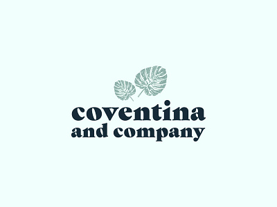 Coventina Logo drawing handdrawn illustrated illustration leaves logo