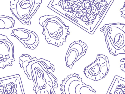 Oysters drawing handdrawn illustrated illustration oysters seafood shellfish