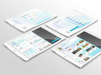Point of Service system - Meal ordering app app dashboard design food app graphic design home page meal ordering menu ordering app payment tablet top up ui ux web web design