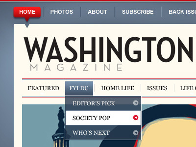 Washington Life Magazine website