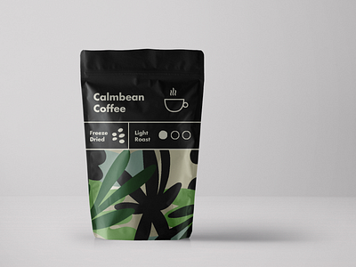 Calmbean Coffee Light Roast - package concept coffee concept mockup package package design package mockup product design