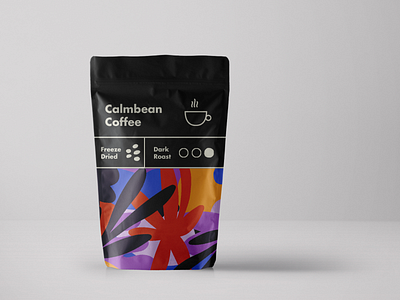 Calmbean Coffee Dark Roast - package concept coffee coffee bag mockup mockup design package package design product product design productdesign