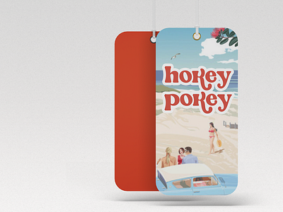 Clothing Brand Hokey Pokey - Tag Concept branding design mockup product design tag