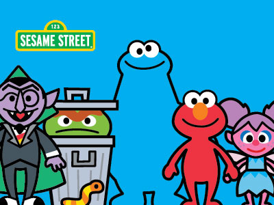 Sesame Street Character Graphics character art characters design illustration sesame street vector