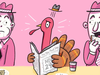 Turkey day countdown cartoon doodle drawing holiday illustration november thanksgiving turkey