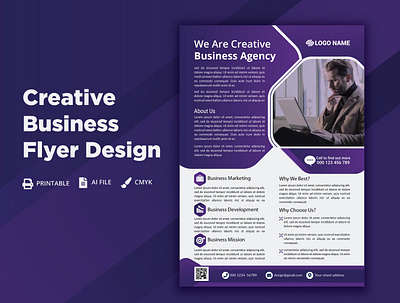 Business Flyer Design branding business business flyer corporate design flyer graphic design illustration logo real estate flyer