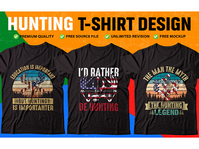 Hunting T shirt Design design hunter hunting hunting t shirt hunting t shirt design hunting t shirt design hunting vector vintage vintage design vintage tshirt