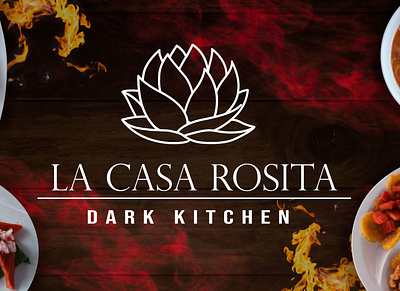 la casa rosita flyer branding design social media design