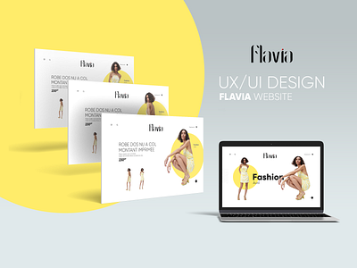 UX/UI Design - FLAVIA Fashion Site Web