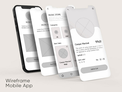 Wireframe Mobile App