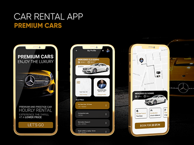 Car Rental App UI Design