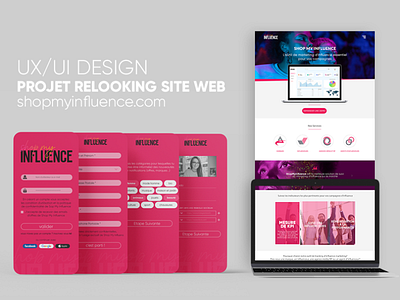 Refonte site web adobe xd app design branding uidesign uxdesign